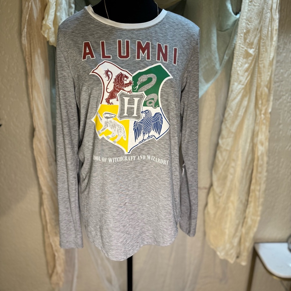 Vintage Warner Bros. Gray and Red Harry Potter Tee Size M